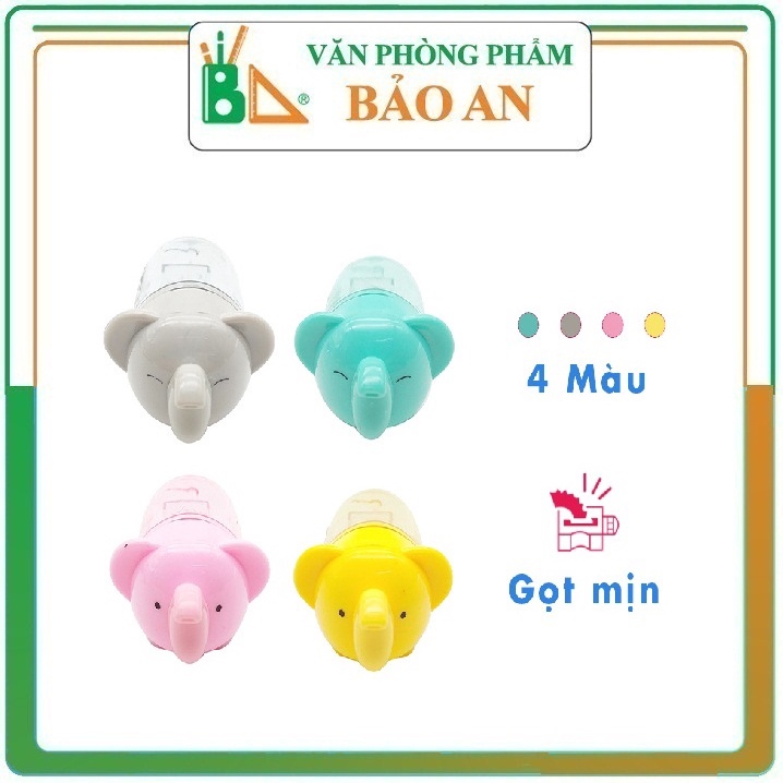 Gọt Bút Chì Hình Voi HH - 3510 Thiết Kế Hình Con Voi Đáng Yêu, Kèm Khoang Chứa Gỗ Vụ Tiện Lợi, Nhỏ Gọn. Lưỡi Chuốt Sắc Bén, Không Gãy Chì.