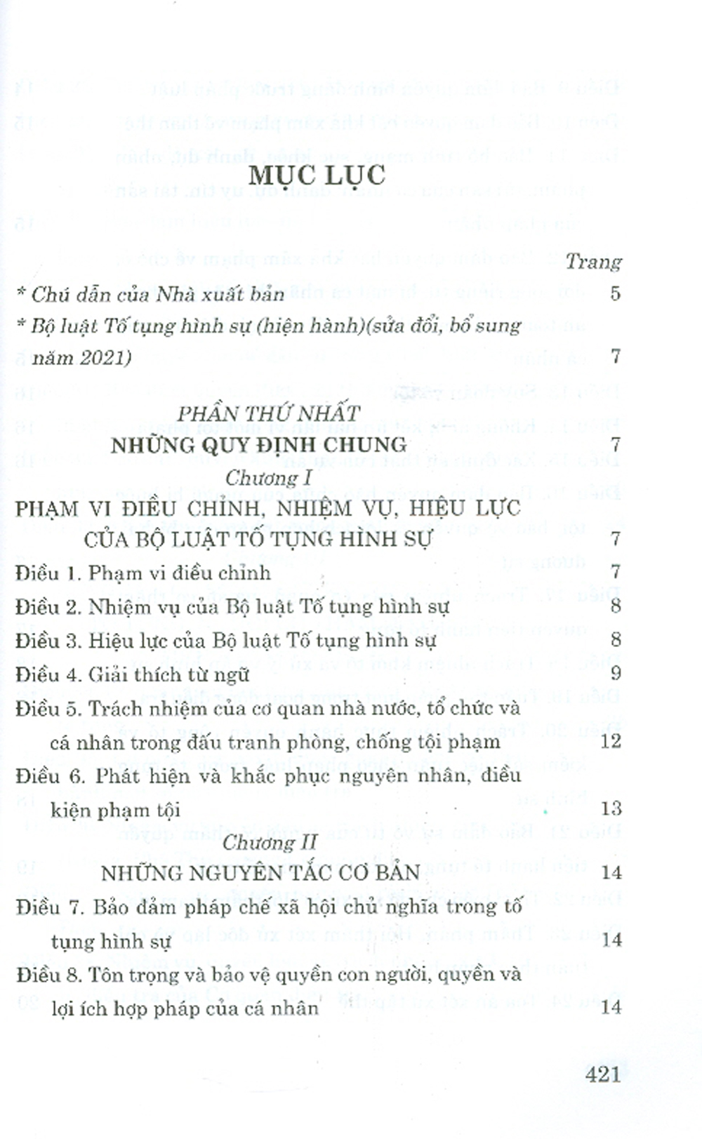 Bộ Luật Tố Tụng Hình Sự (Hiện Hành) (Sửa Đổi, Bổ Sung Năm 2021)