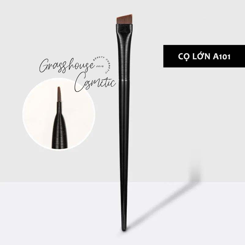 Cọ Dẹp kẻ eyeliner tém xéo chân máy Trang Điểm Mắt Siêu Mỏng Thiết Kế Sợi Lông Mịn Tiện Dụng