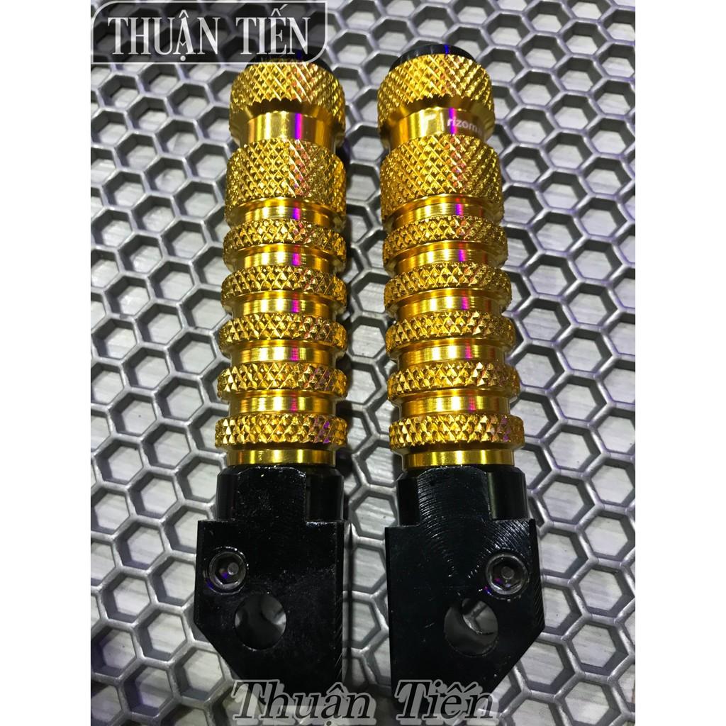 GÁC CHÂN SAU NHÔM KHÍA MÀU DÙNG CHO HONDA HOẶC YAMAHA ĐỦ MÀU CHẾ ĐƯỢC NHIỀU LOẠI XE