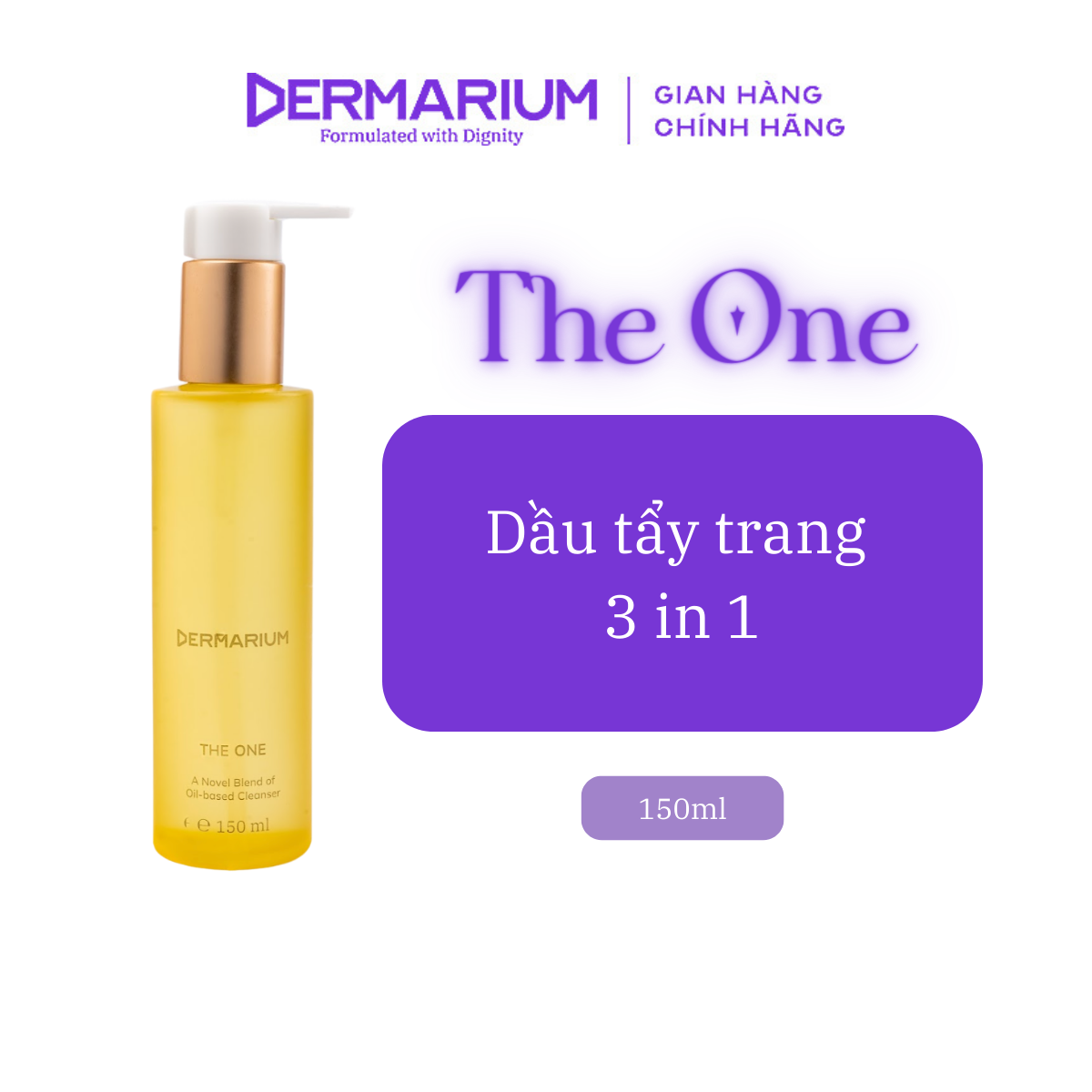 Dầu Tẩy Trang Dermarium The One Oil Cleanser