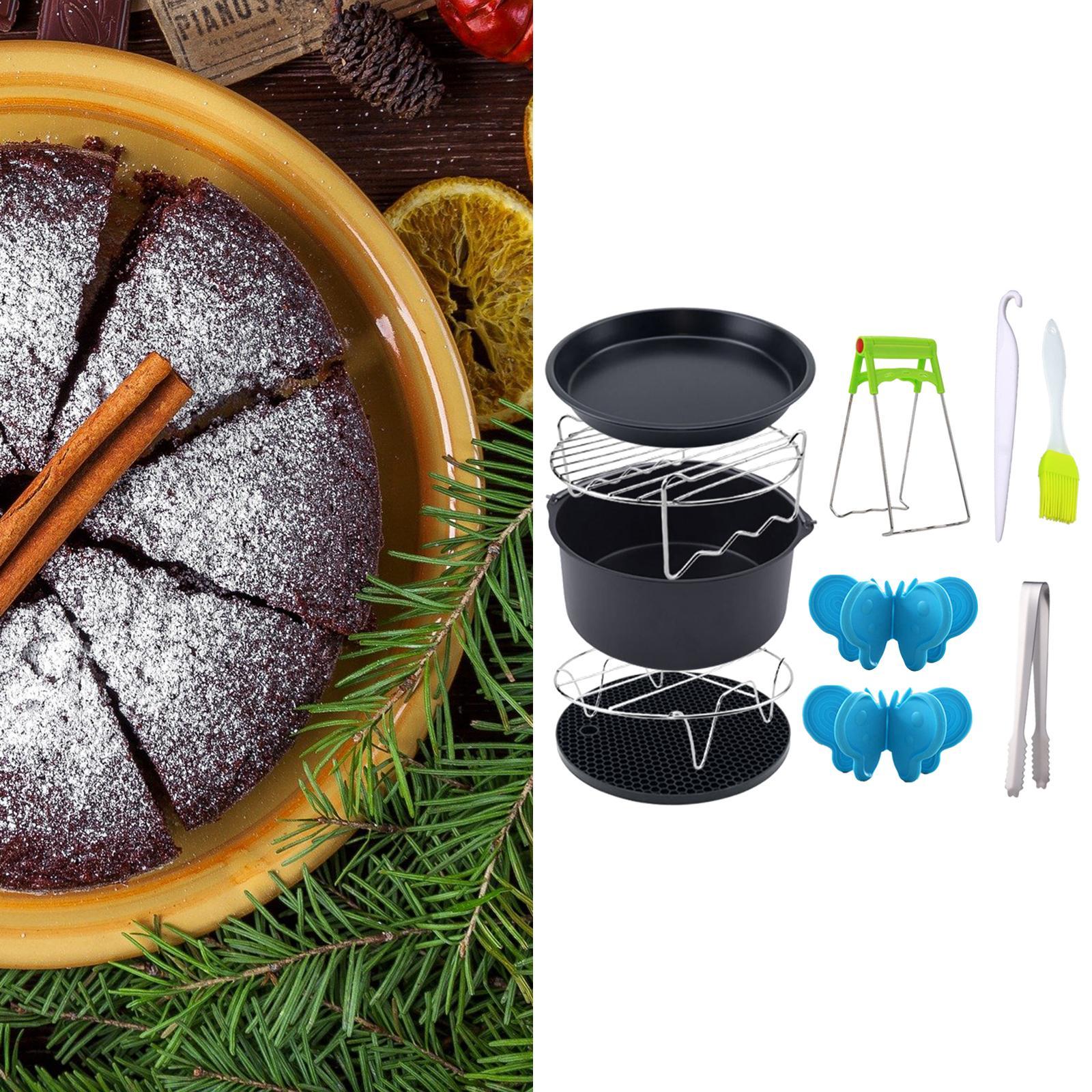 20 Pieces Air Fryer Accessories Steel Skewer Rack for Kitchen