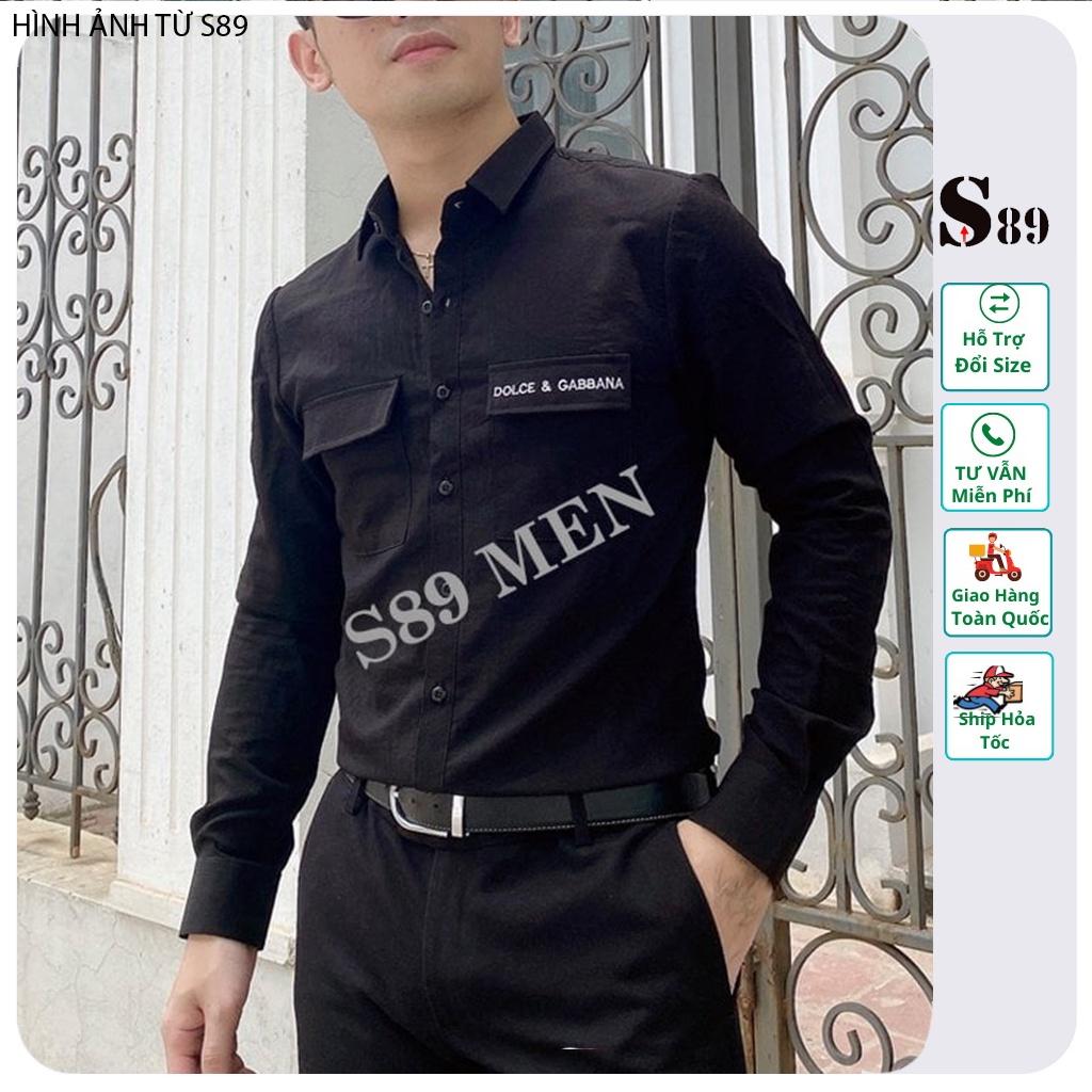 Áo Sơ mi dài tay đũi , áo dài tay đũi hàn cổ bẻ trắng ,đen, nâu hàng vải đũi xước cao cấp ôm dáng thời trang trẻ
