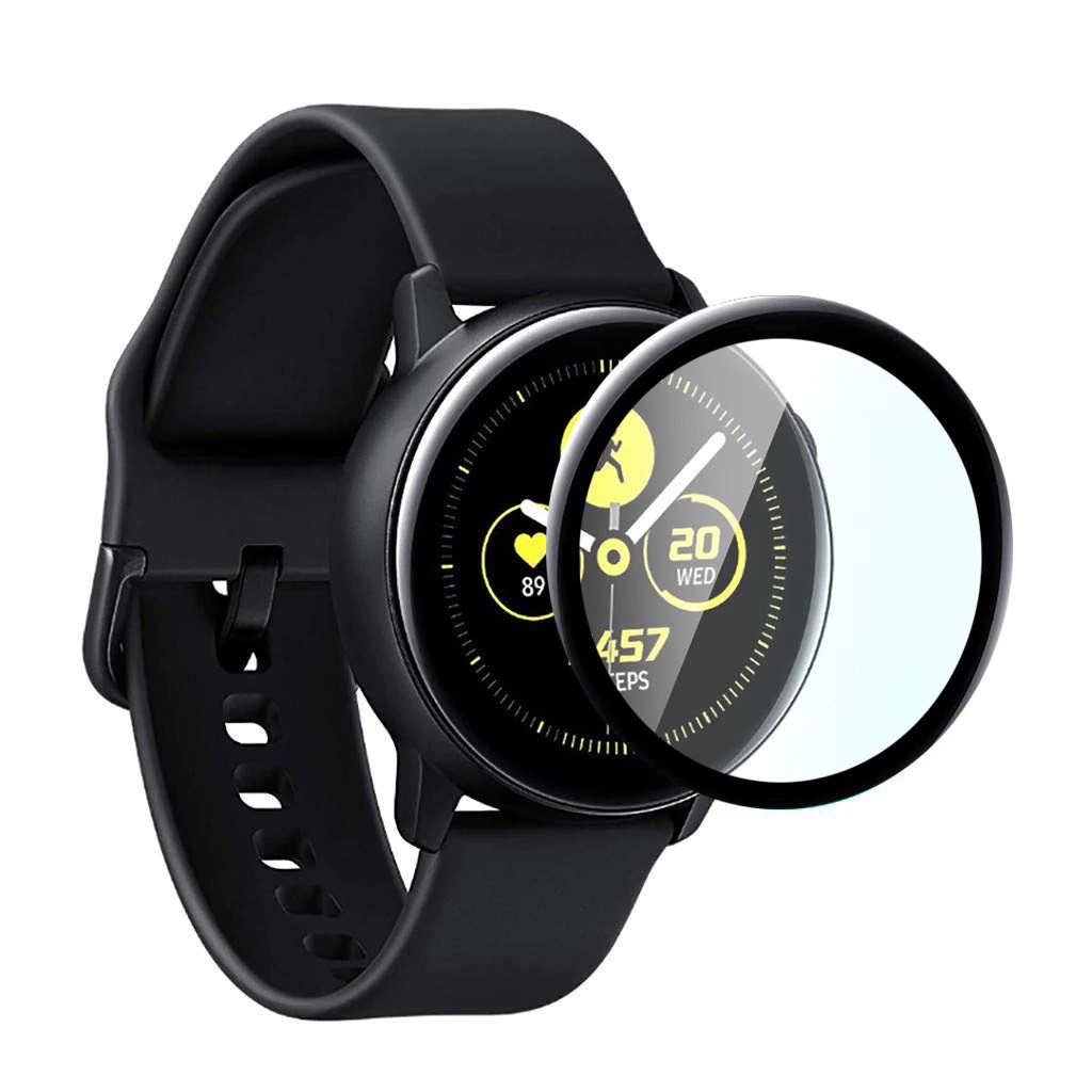 Miếng dán PPF 3D full màn hình cho Samsung Galaxy Watch Active 2 - Combo 3 miếng - Hàng nhập khẩu