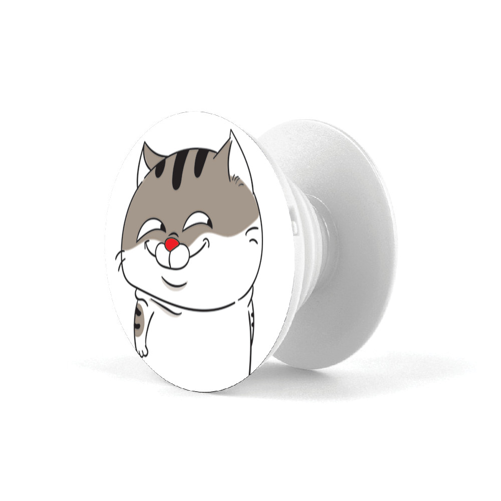 Popsocket - Giá đỡ điện thoại đa năng in hình Mèo con lồi lõm - Hàng Chính Hãng