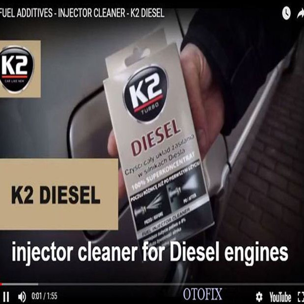   Phụ gia nhiên liệu xúc rửa kim phun dầu cho ô tô chạy diesel-K2 diesel 50 ml