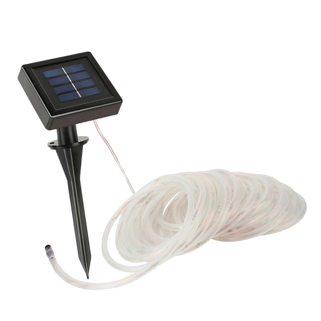 Outdoor Solar Powered 12m 100 LED String Lights Waterproof Lamp Colorful