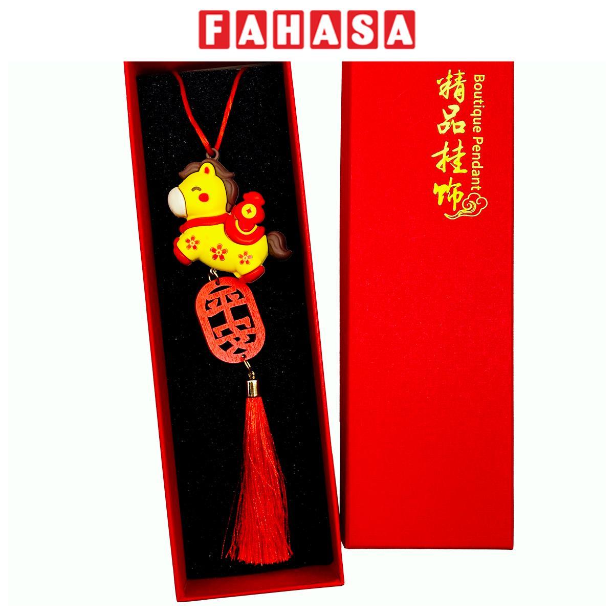 Móc Treo Hình Ngựa Kèm Hộp - Trang Trí Tết - PAM01 - Màu Vàng