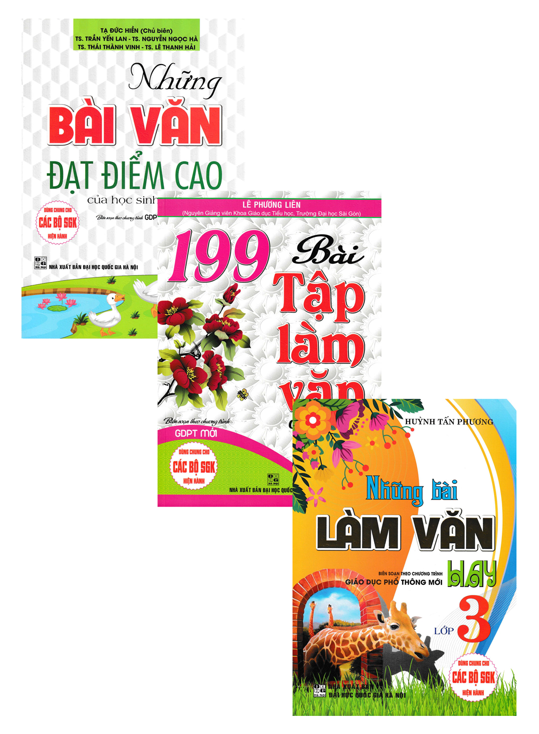 Combo Những Bài Làm Văn Hay (Bộ 3 Cuốn) (Dùng Chung Cho Các Bộ SGK Hiện Hành)