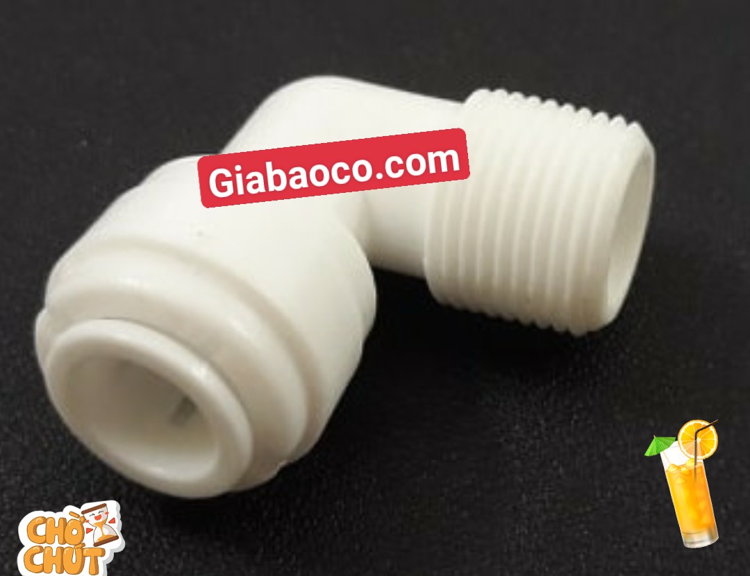 COMBO 2 CÁI : Co Nối Nhanh Ren 17mm ra Dây Ống 10mm hoặc 6mm - Phụ Kiện Máy Lọc Nước