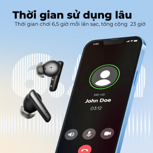 Tai nghe Bluetooth Soundpeats Life - Hàng Chính Hãng