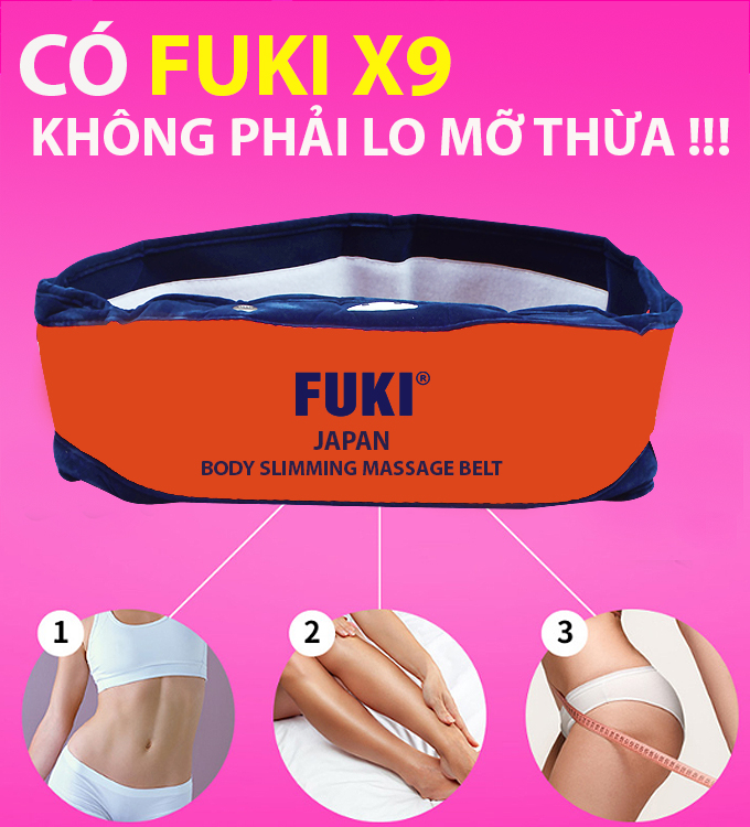 Máy massage bụng FUKI JAPAN X9 - 90W