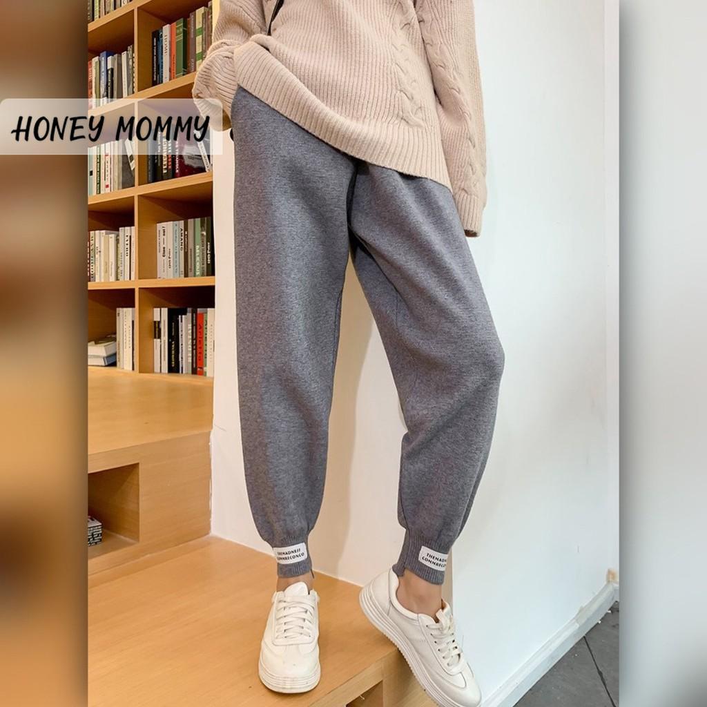 Quần Bầu Bomber Dài Bo Ống Chân Đủ Size 40 - 85kg HX4601 Honey Mommy