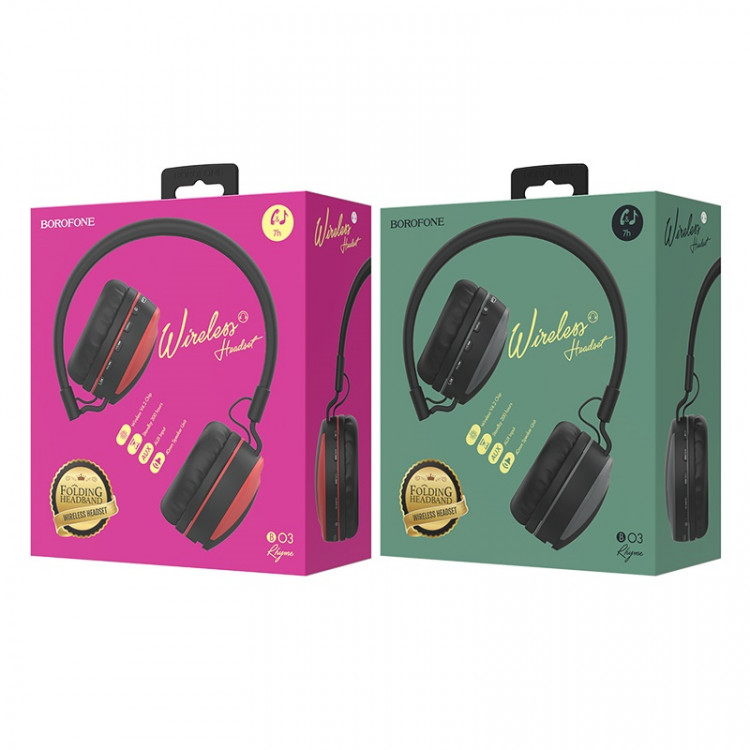 borofone bo3 rhyme wireless headset packages