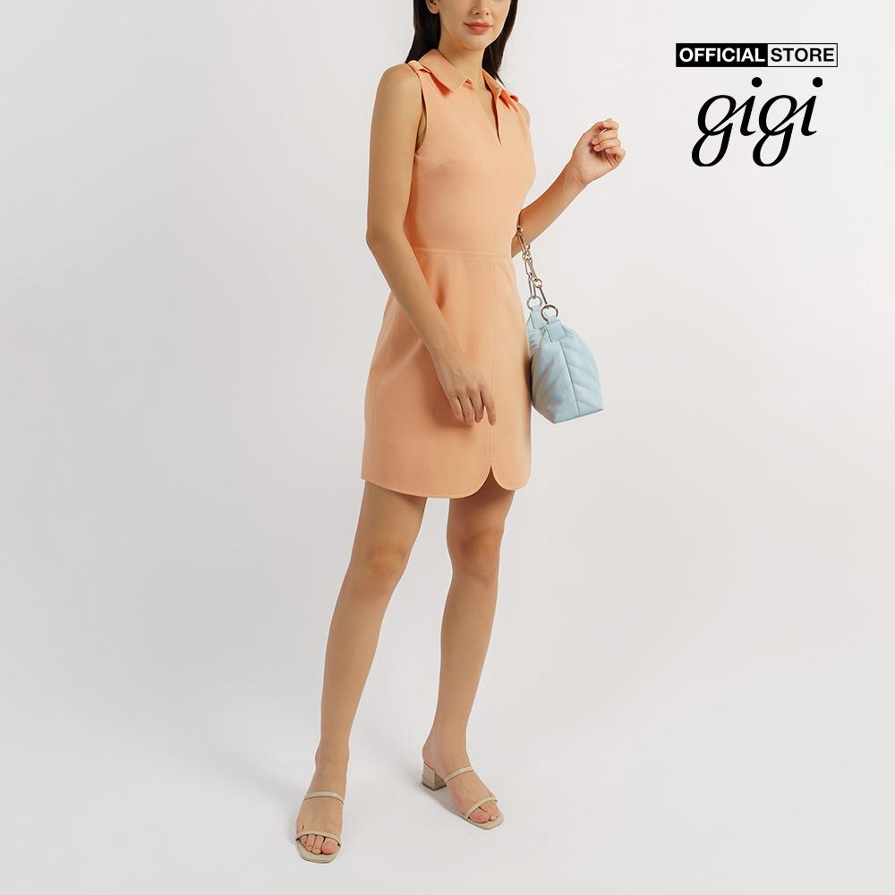 GIGI - Đầm mini sát nách cổ gập hiện đại G2101D221147