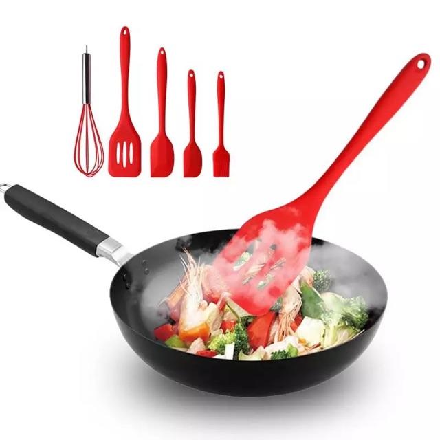 Bộ dụng cụ nấu bếp silicone 5 món chống dính
