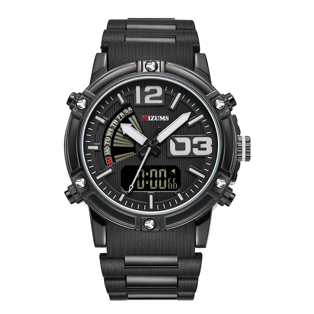 Đồng hồ thể thao Quartz không thấm nước kỹ thuật số MIZUMS nam