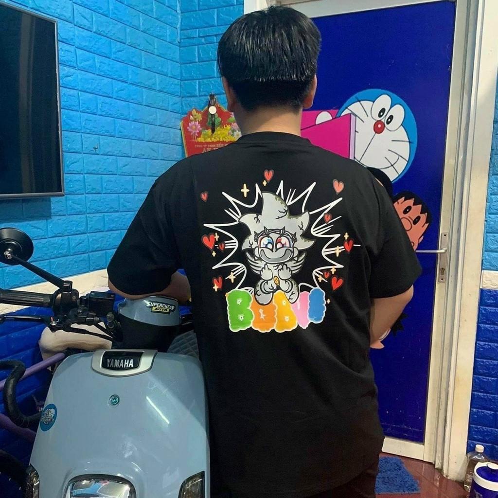 Áo Thun Local Brand BOBUI Tim Nam Nữ Tay Lỡ Oversize Unisex Full Mạc