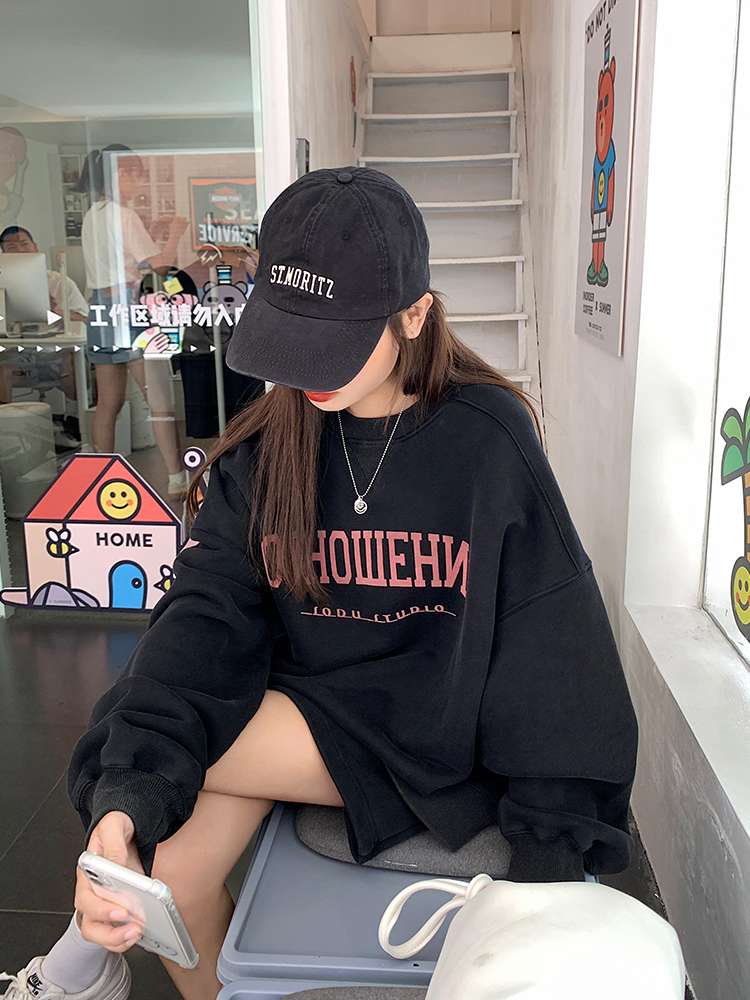 SQ013 Bộ quần áo nỉ thể thao dáng rộng đùi sooc OTHOWEHNE tay bo oversite, Set áo hoodie sweater dài tay và quần short