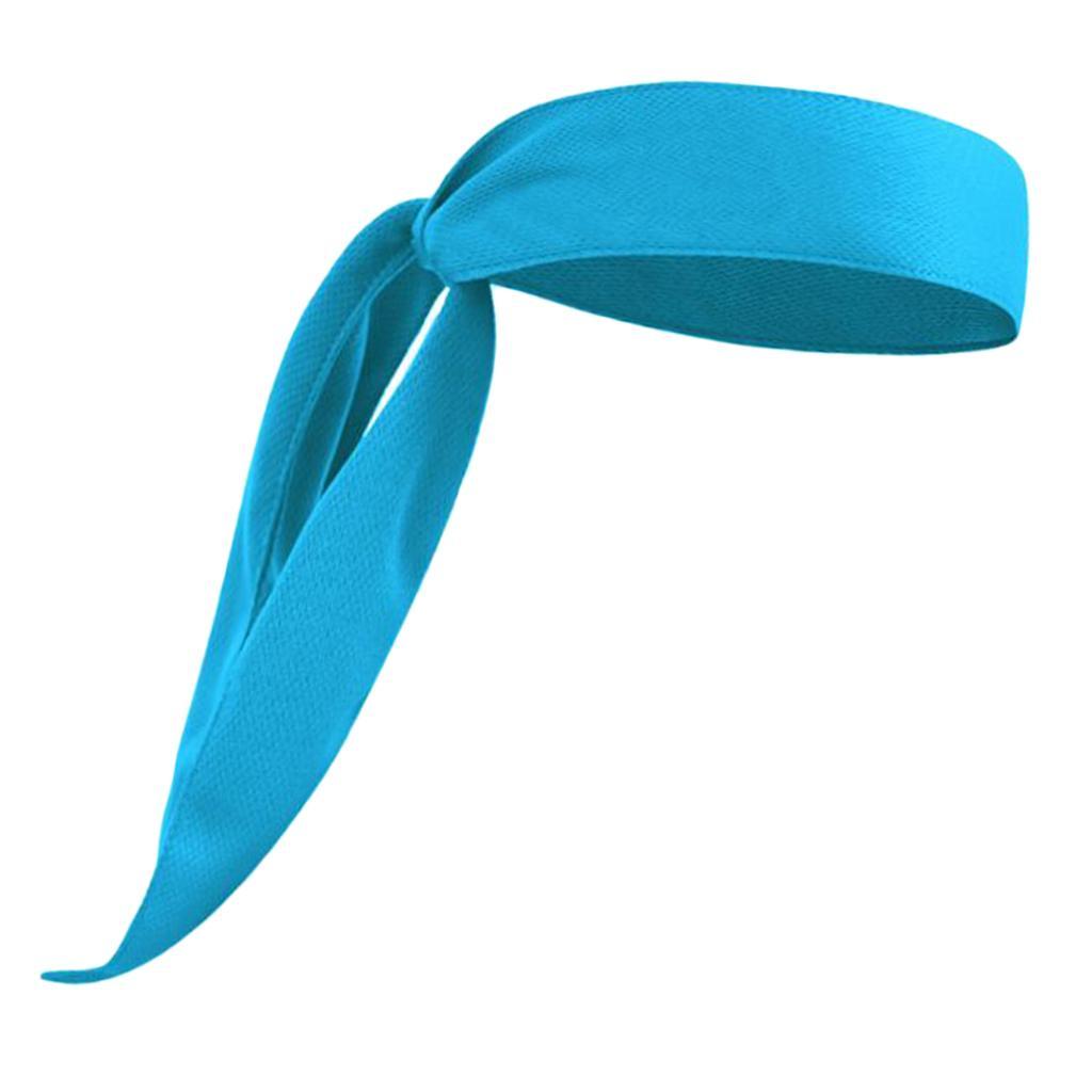2-3pack Men Women Sports Headband Tennis Running Fitness Sweatband Hairband blue