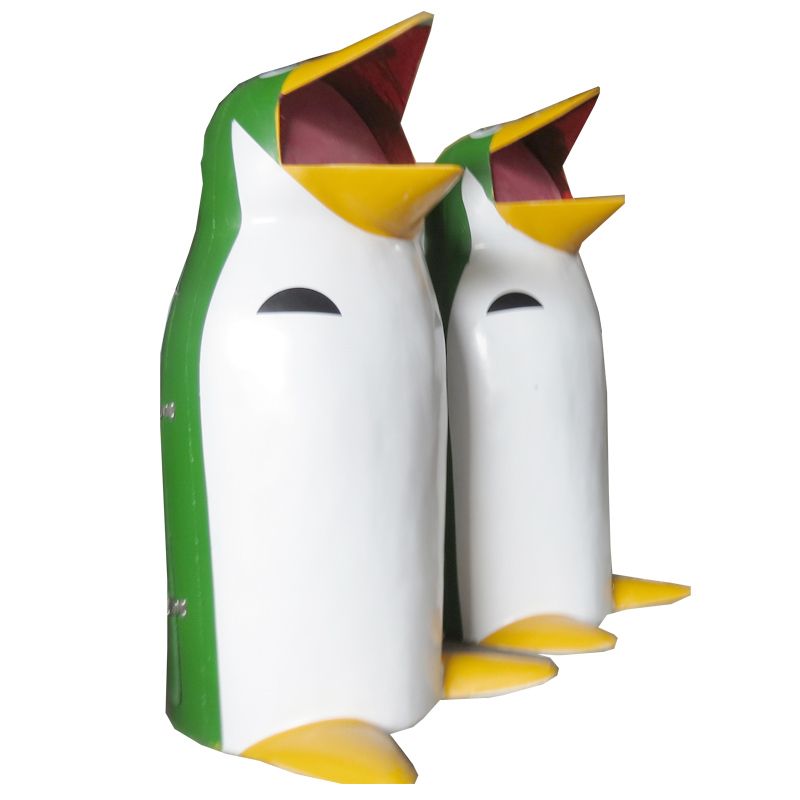 Thùng rác nhựa Composite chim cánh cụt