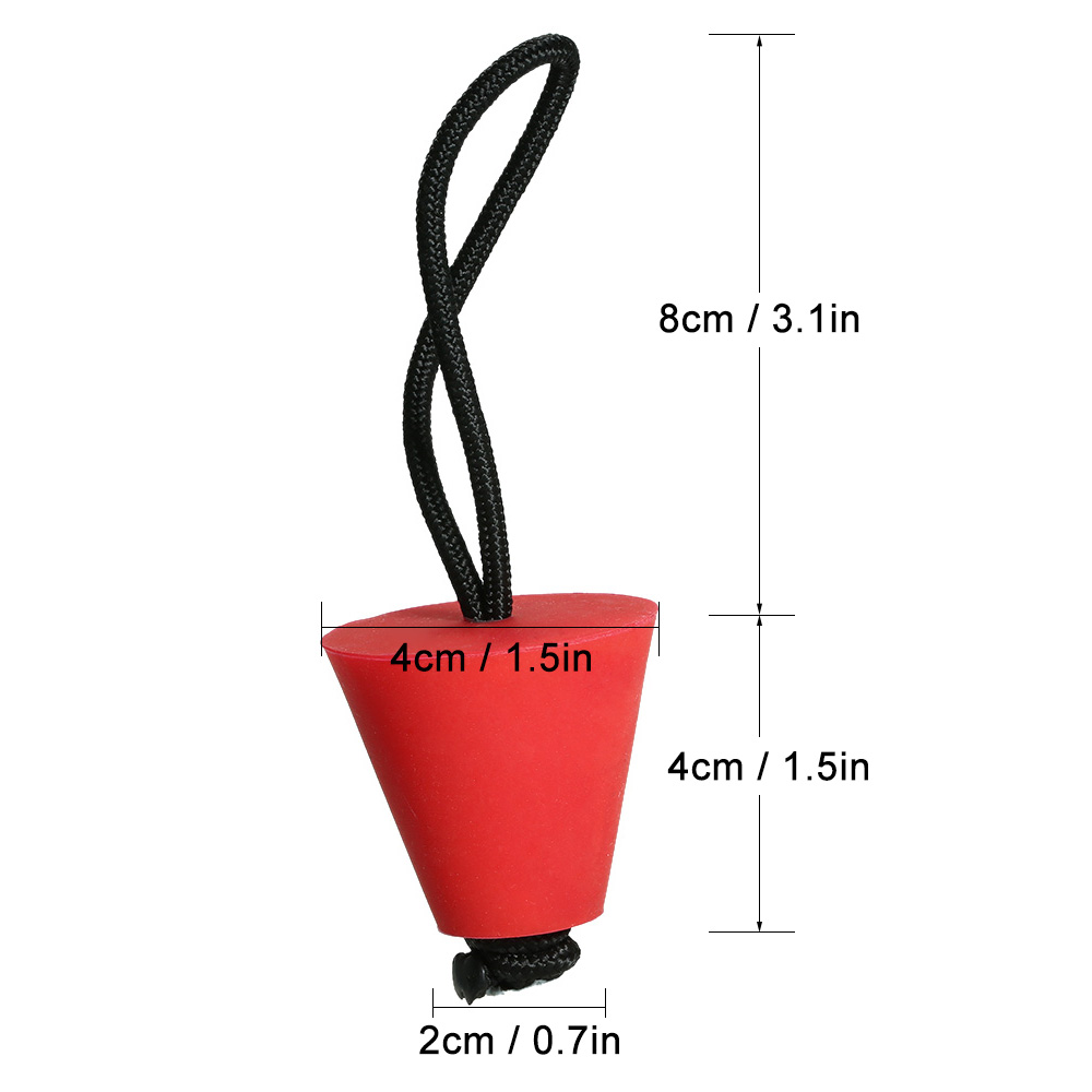 Bộ 4 nút cao su bịt lỗ thoát nước thuyền Kayak