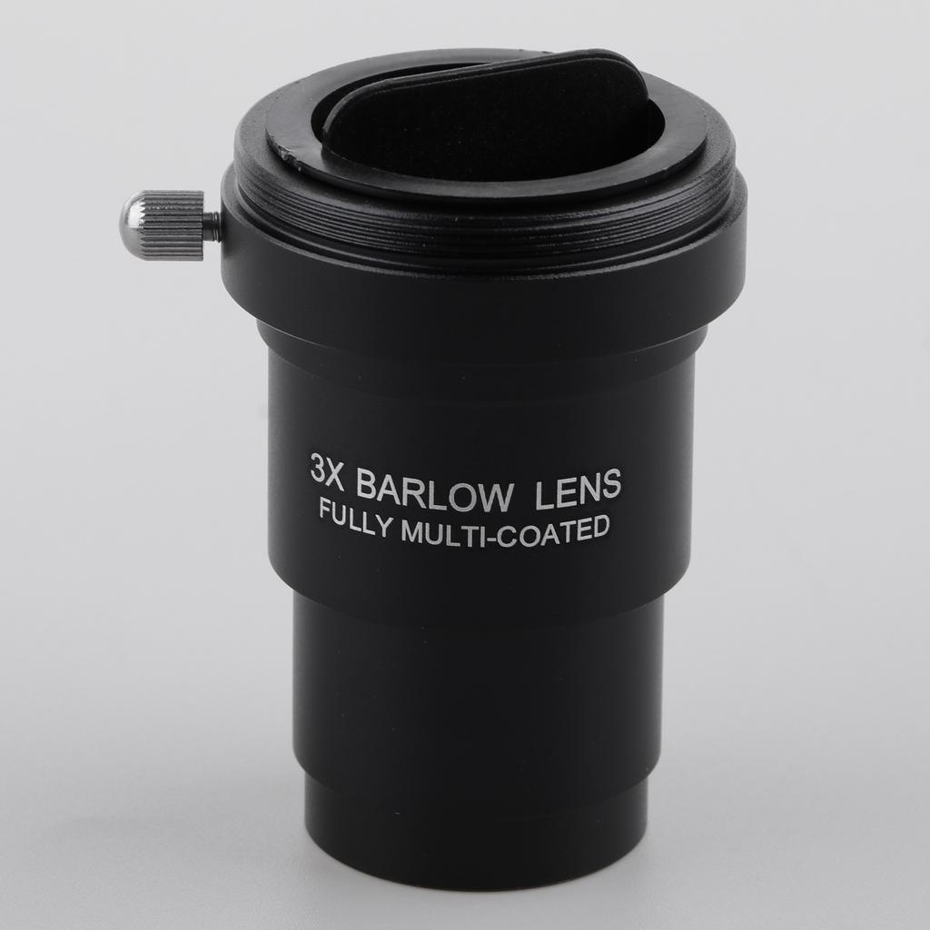 Telescope Accessory Eyepiece 3X Barlow Lens with M42x0.75mm Thread + Filter