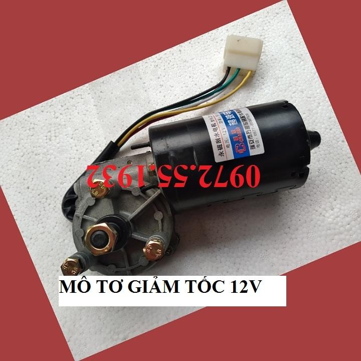 Mô tơ giảm tốc 12v công suất 50w chế máy