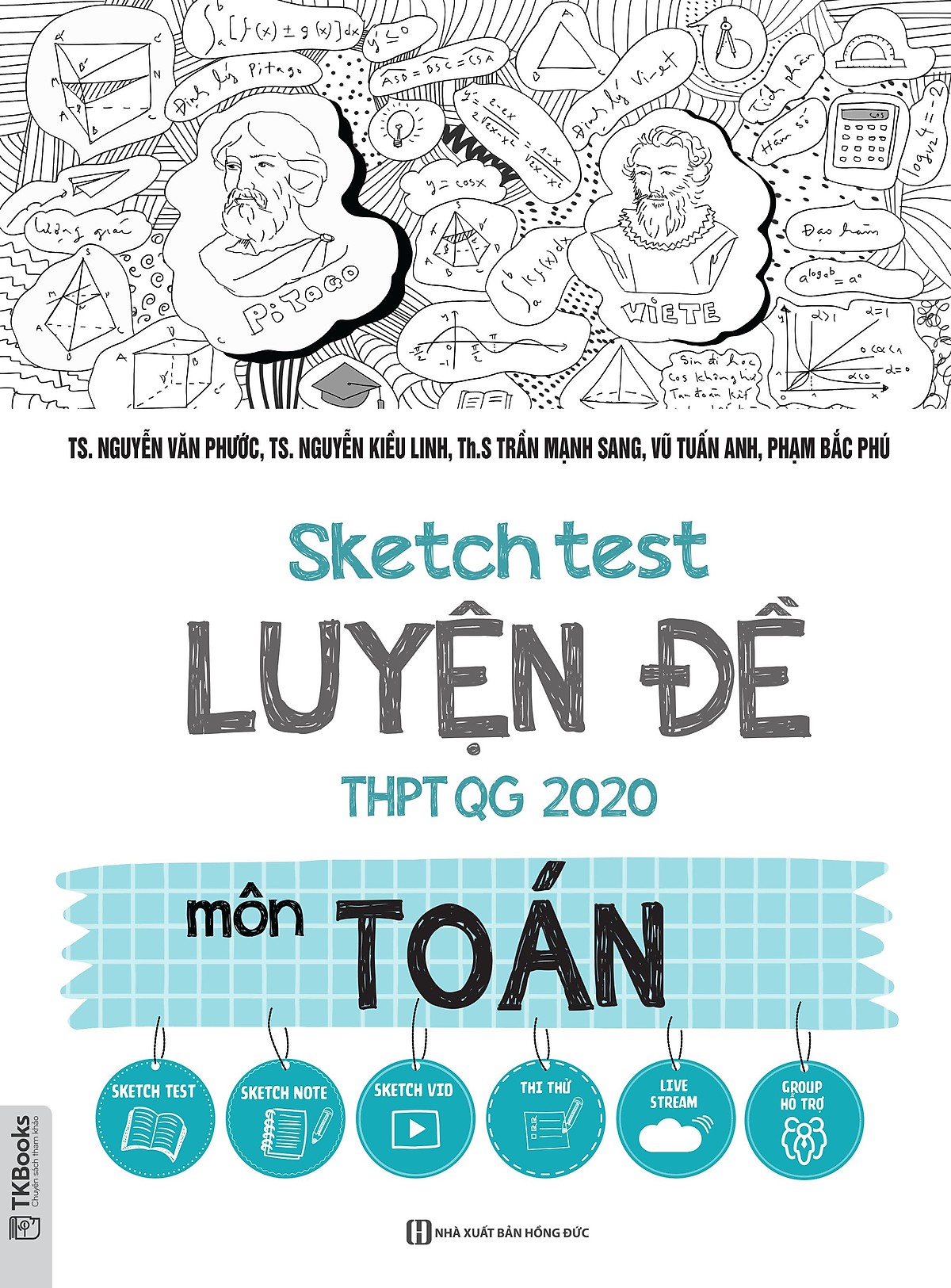 Combo Sketch Test Luyện Đề THPT QG 2020 khối A: Toán, Vật Lý, Hóa kèm đề thi thử cập nhật mới nhất