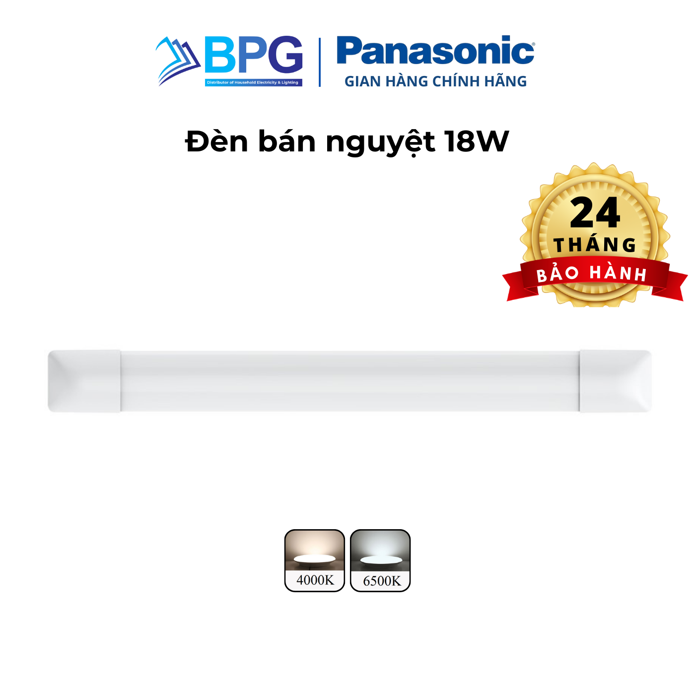 Đèn bán nguyệt Panasonic Công suất 18W/36W Ánh sáng Ấm/Trung tính/Trắng