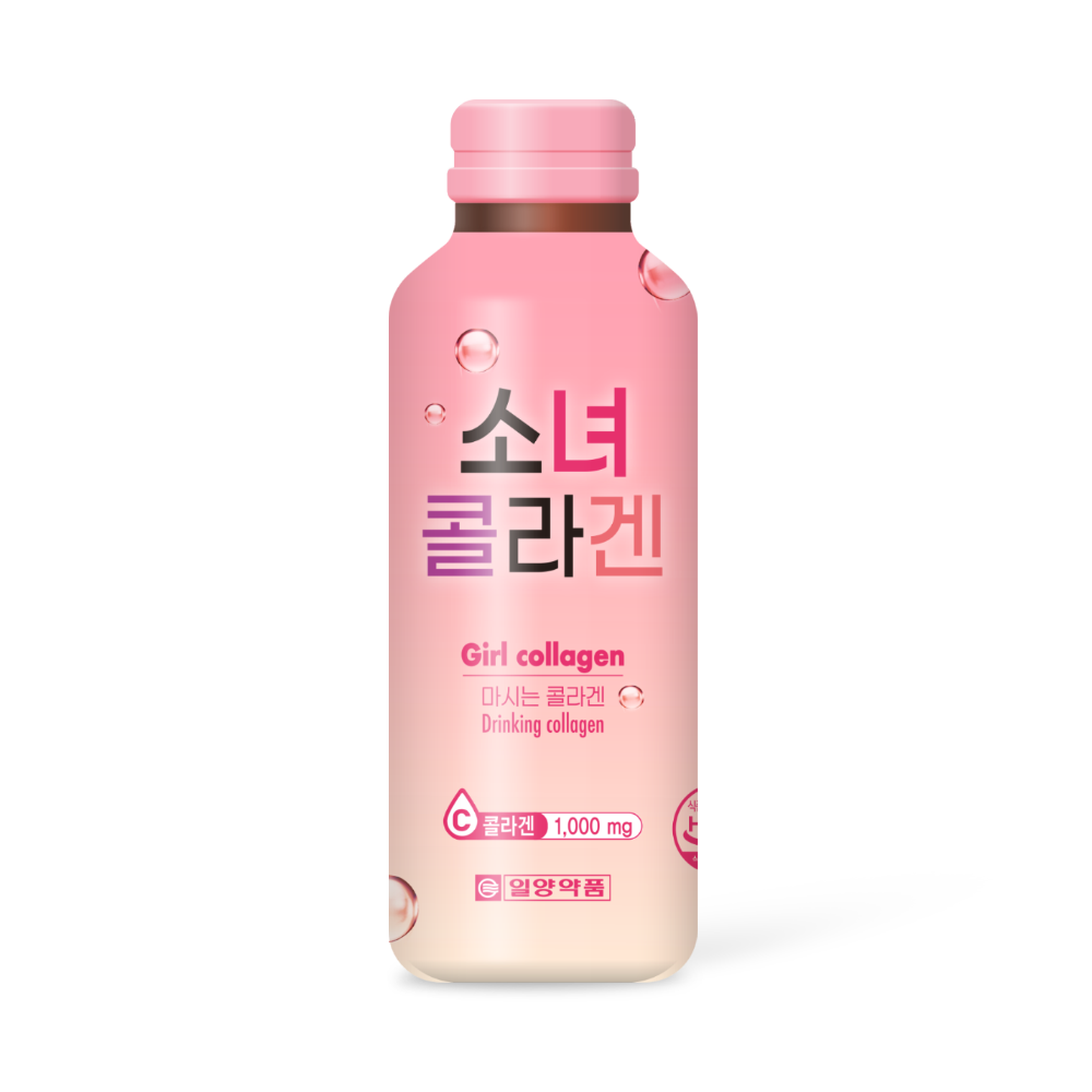 GIRL COLLAGEN - Nước uống bổ sung Collagen và Vitamin C Hàn Quốc Hương Táo ILYANG PHARM