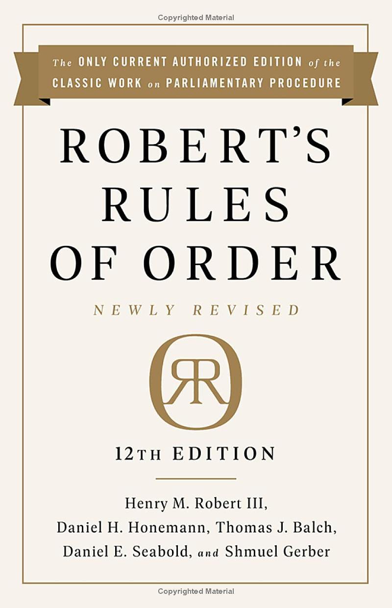 Hình ảnh Robert's Rules Of Order Newly Revised (12th Edition)