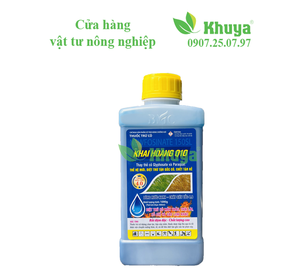 Thuốc trừ cỏ Khai Hoang Q10 900ml Thay thế Cỏ Lưu Dẫn và Cỏ Cháy