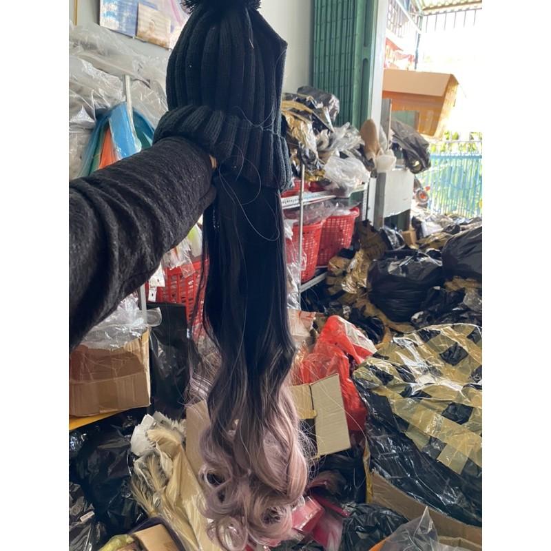 Tóc mũ len️ 50k️ tóc mũ len omber cao cấp