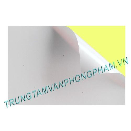 Xấp 100 tờ giấy decal A4 đế vàng