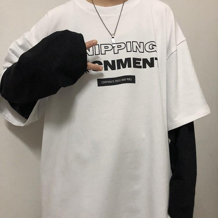 Áo thun cặp đôi nam nữ form rộng, áo phông tay lỡ ATL187