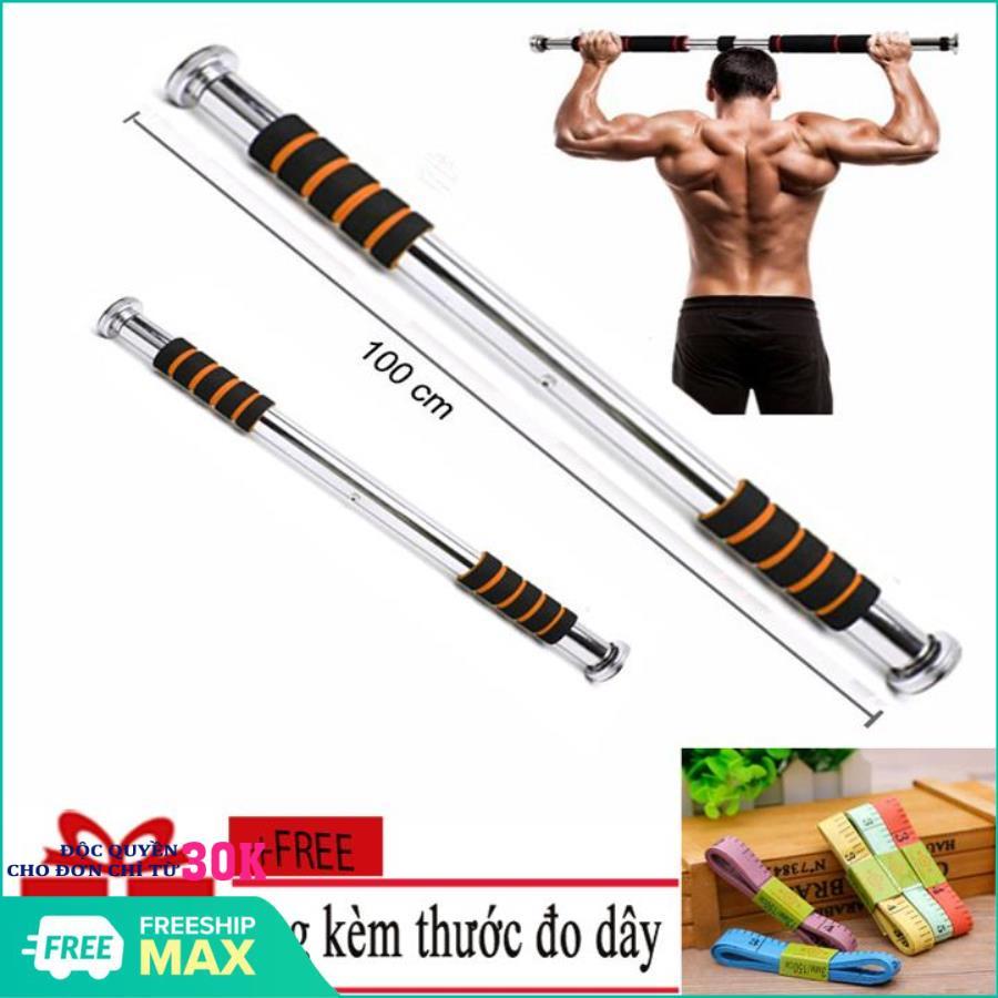 Xà đơn gắn cửa treo tường đa năng 60-100cm loại dày- Xà đơn treo tường gắn cửa độ dài tùy chỉnh