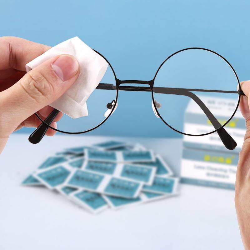 PVN45388 Hộp 100 Khăn Lau Kính Điện Thoại Đa Năng Dùng Một Lần Tiện Dụng