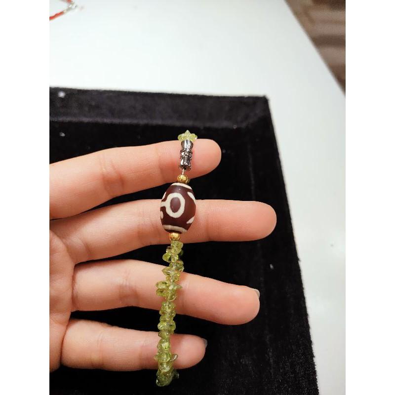 Lắc tay ng ọc peridot oliu