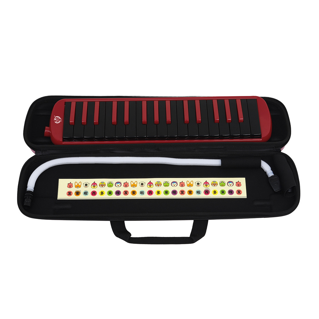 Kèn Melodion, Melodica, Pianica - Mbat KF-32 - Kèn 32 phím cao cấp, túi hộp EVA, nhựa ABS an toàn, màu đỏ - Hàng chính hãng