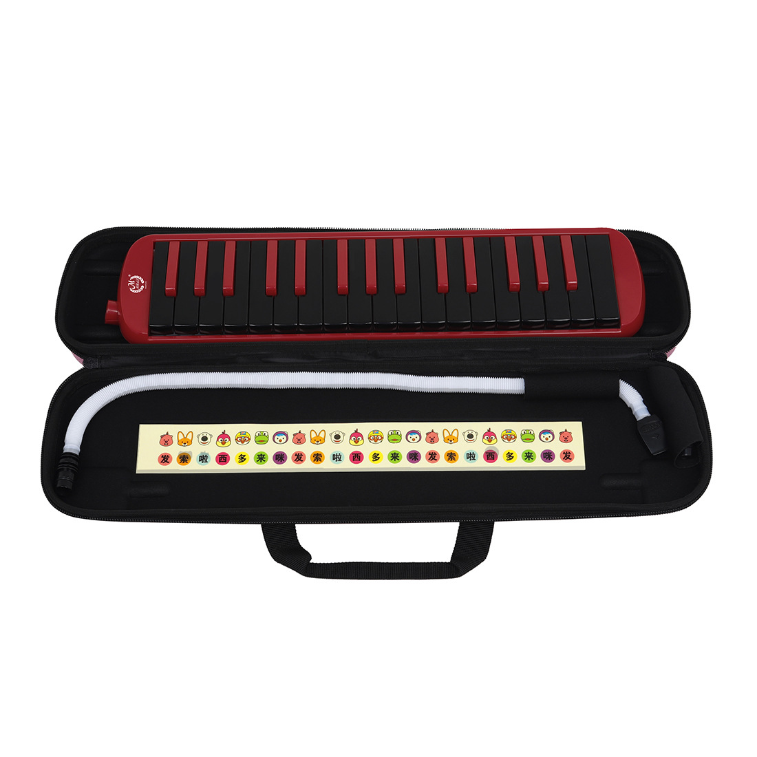 Kèn Melodion, Melodica, Pianica - Mbat KF-32 (KF32) - Kèn 32 phím cao cấp, túi hộp EVA, nhựa ABS an toàn, màu đỏ - Hàng chính hãng