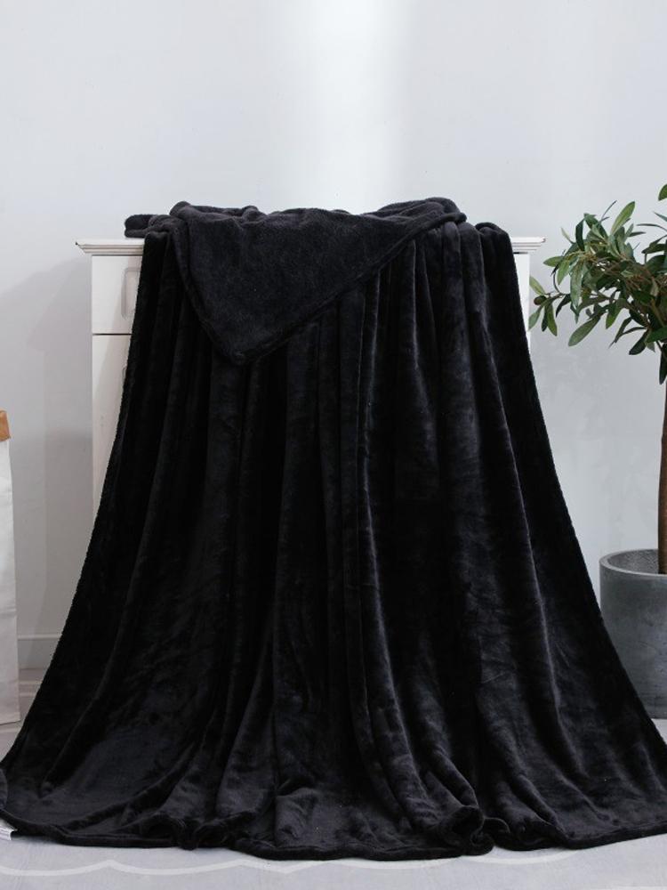 Đồng Bằng Màu Sắc Đa Năng Dép Nỉ Chăn Dành Cho Phòng Ngủ Giường Sofa Xe Du Lịch Cho Bé Trưởng Thành Thú Cưng, 19 Màu Sắc