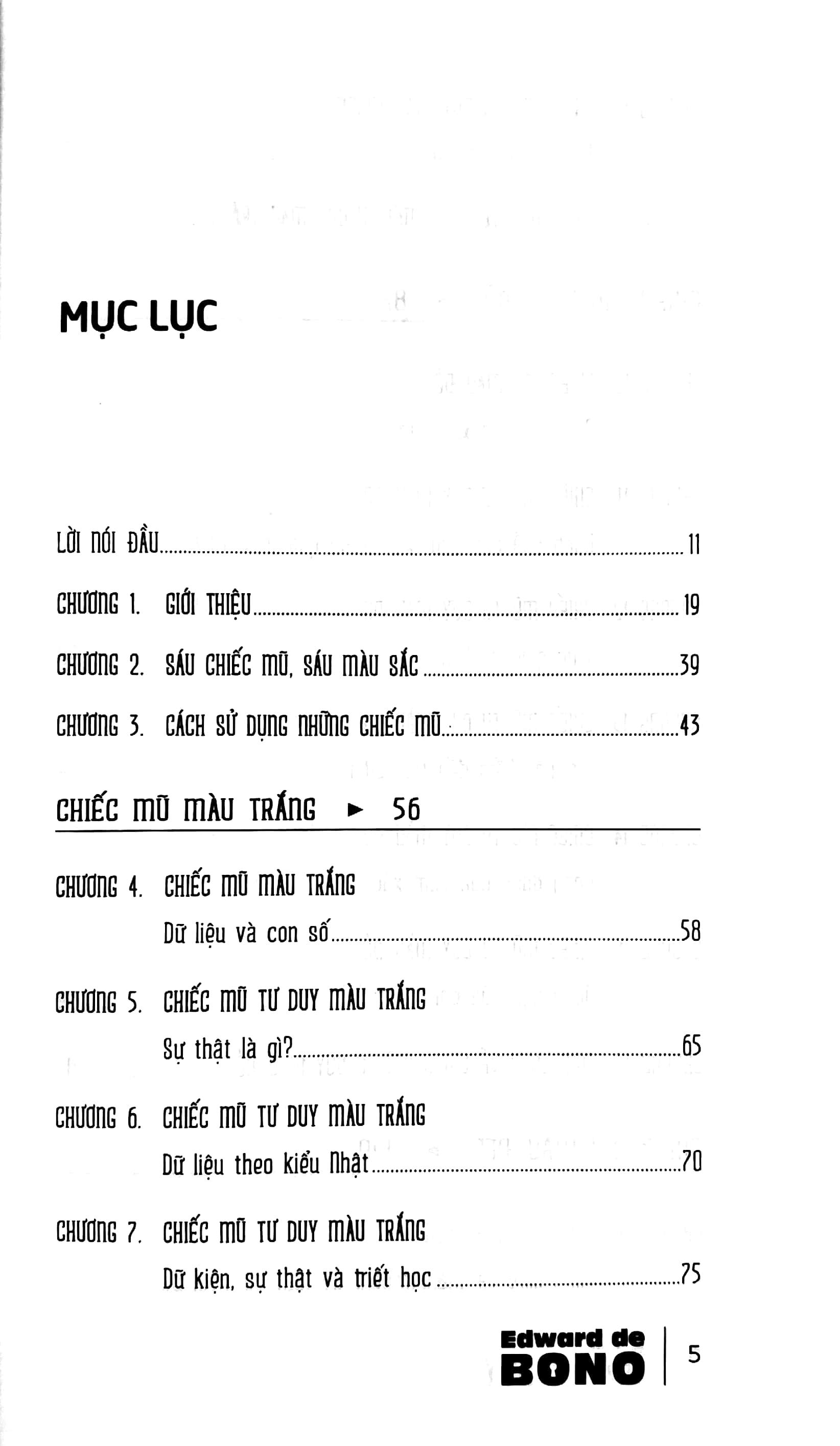 6 Chiếc Mũ Tư Duy