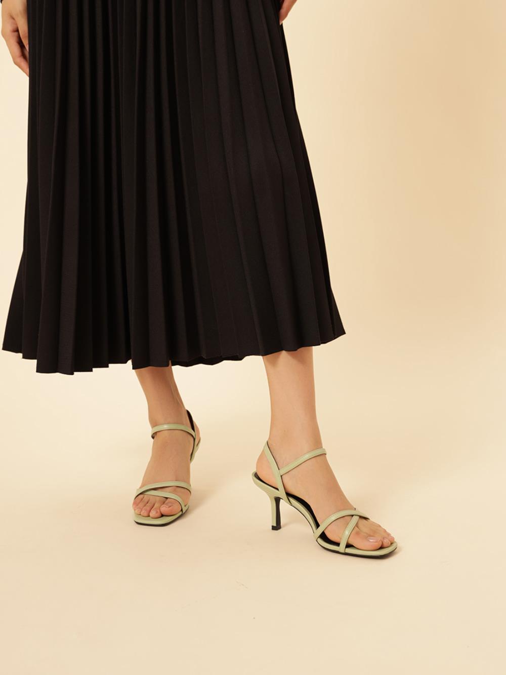 Giày Sandal nữ cao gót nhọn quai mảnh Sablanca SN0154