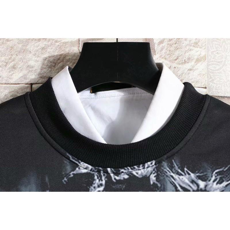 Áo Thun Tay Dài In Hình 3d Cá Tính Cho Nam