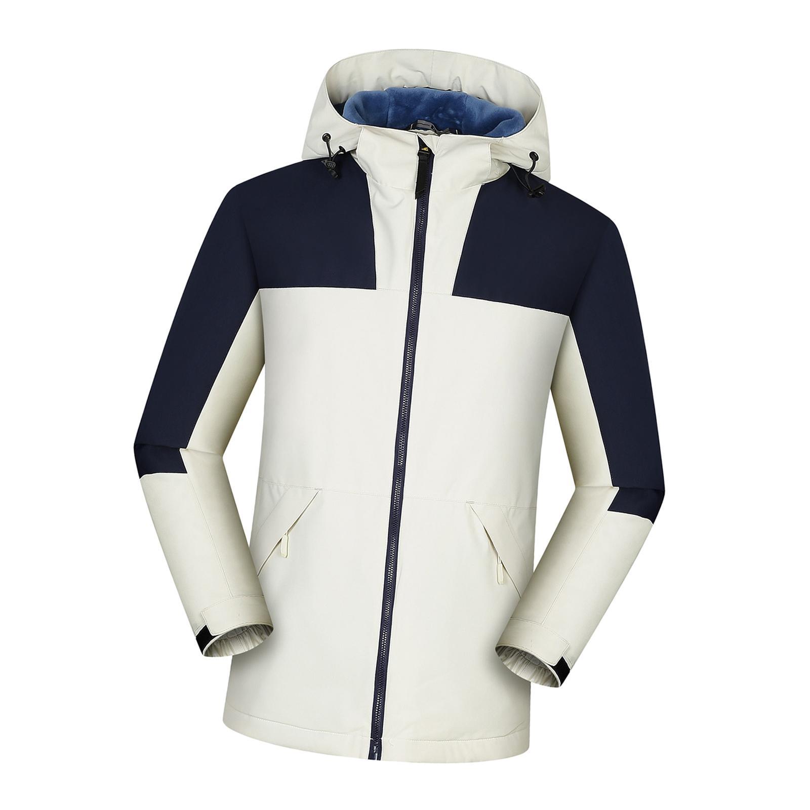 Women Hooded Softshell Jacket Hiking Jacket with Pockets for Skiing Cycling