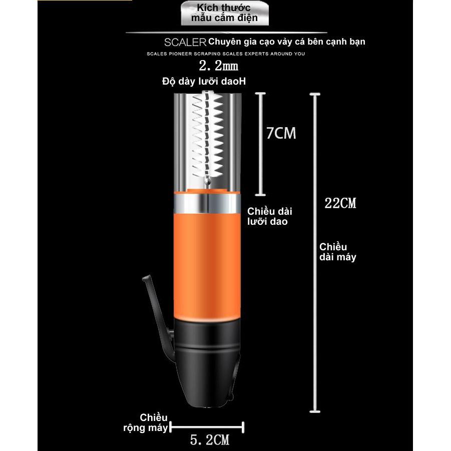 Máy đánh vẩy cá inox 304 IPX7