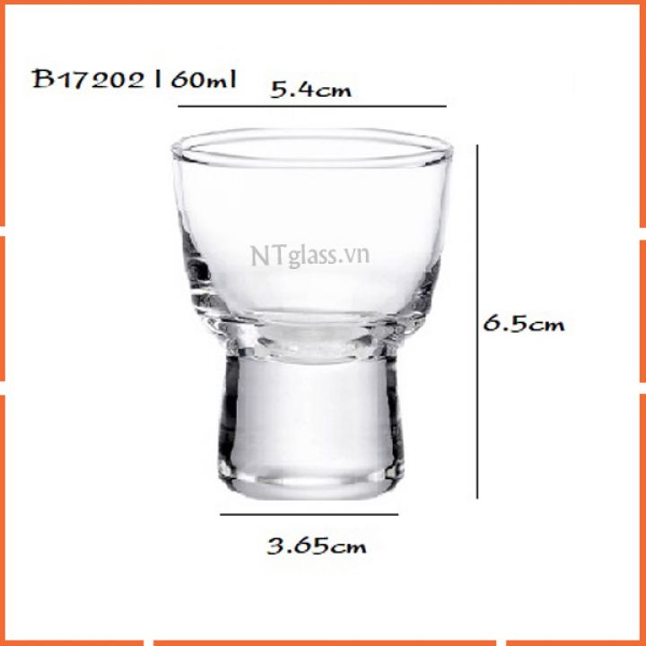 Ly Thủy Tinh Haiku Shot 60ml B17202