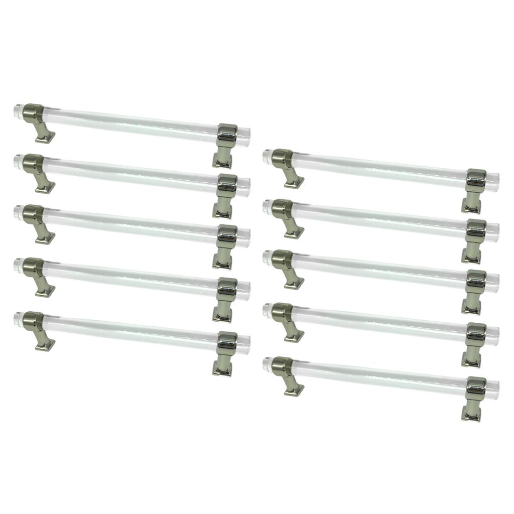 10 Máy Tính Sáng Tạo Acrylic Cửa Kéo Núm Tủ Ngăn Kéo Tủ Tay Cầm Phần Cứng
