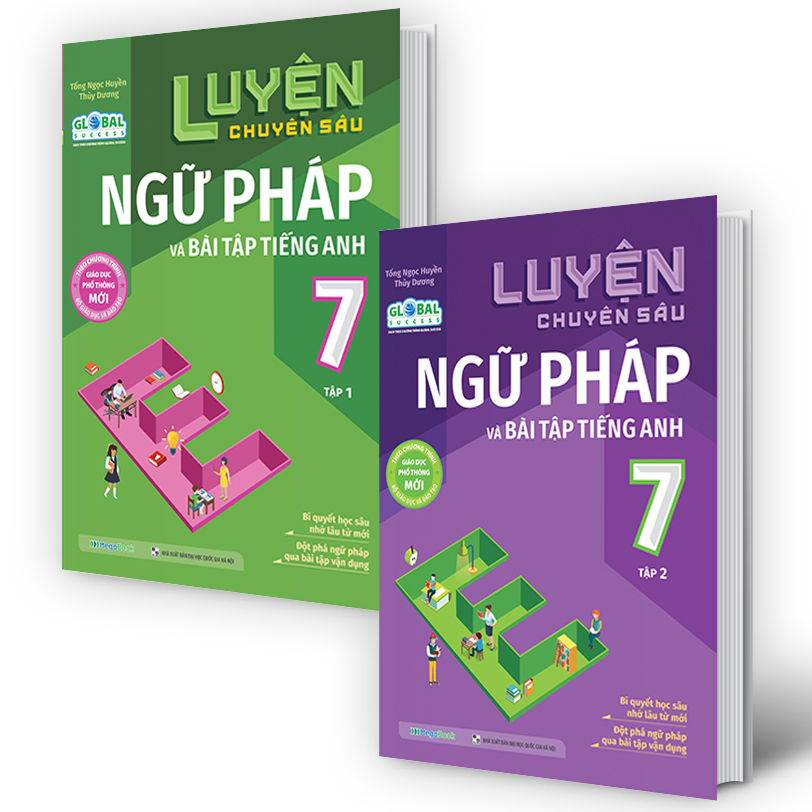 Combo Luyện Chuyên Sâu Ngữ Pháp Và Bài Tập Tiếng Anh Lớp 7 (2 Tập) (Global)